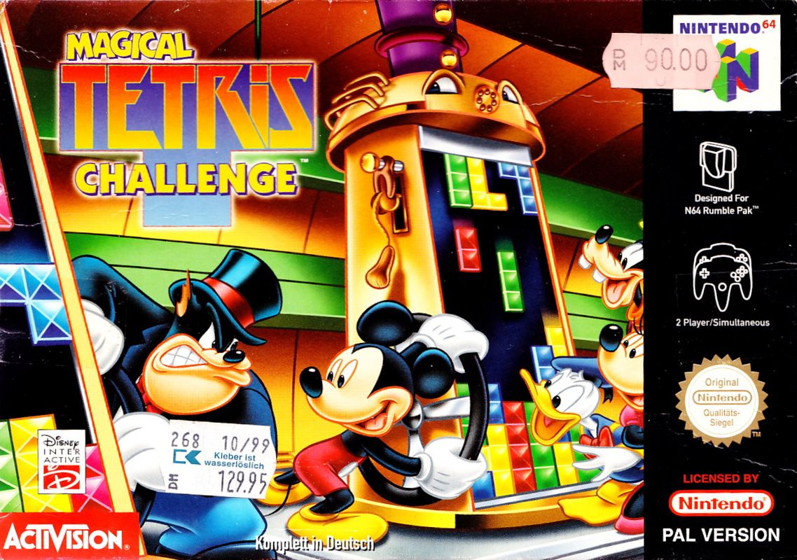 Magical Tetris Challenge box art for Playstation